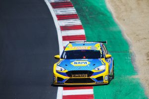 NAPA Racing Ford Focus on the track at BTCC Brands Hatch