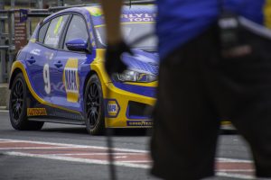 Cammish takes to the track at the BTCC Goodyear Tyre Test