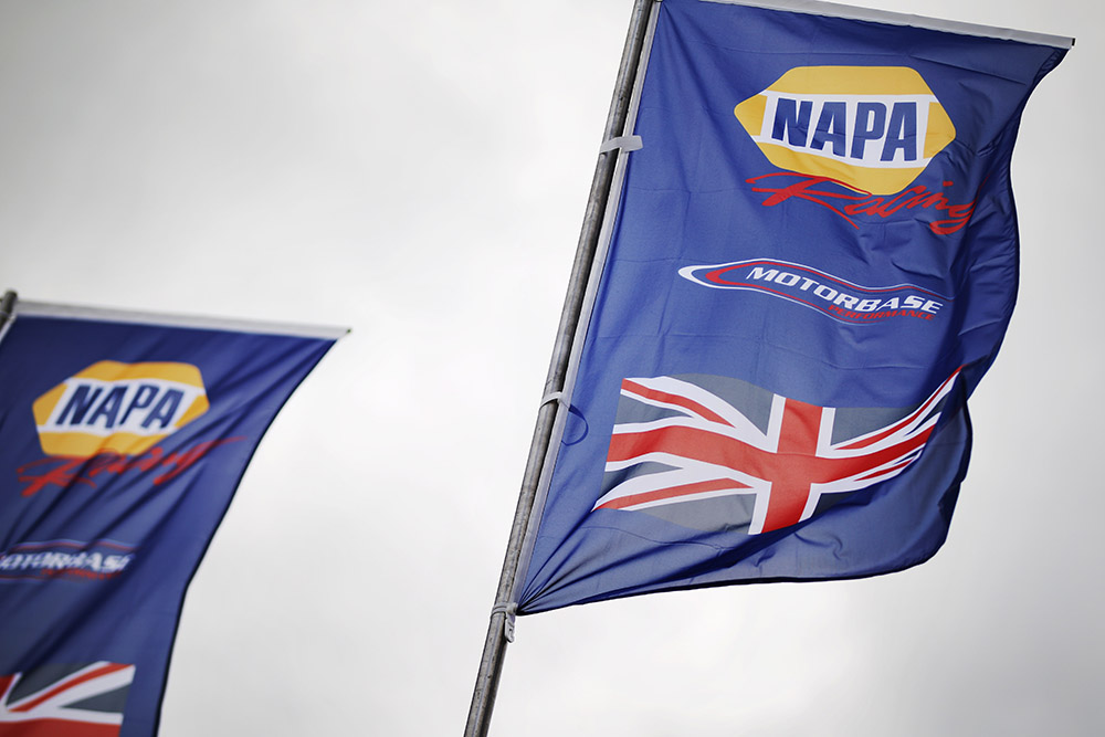 NAPA Racing UK flag.